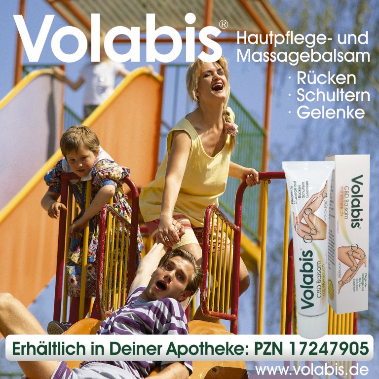 VOLABIS CBD Hautpflege- und Massagebalsam für Rücken, Schultern und Gelenke: PZN 17247905 VOLABIS CBD Hautpflege- und Massagebalsam für Rücken, Schultern und Gelenke: PZN 17247905