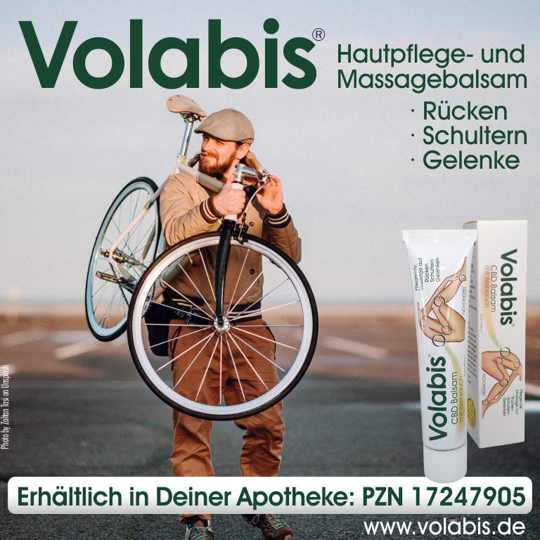 VOLABIS CBD Hautpflege- und Massagebalsam für Rücken, Schultern und Gelenke: PZN 17247905 VOLABIS CBD Hautpflege- und Massagebalsam für Rücken, Schultern und Gelenke: PZN 17247905