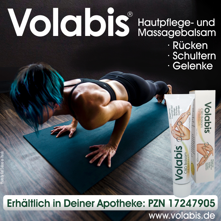VOLABIS CBD Hautpflege- und Massagebalsam für Rücken, Schultern und Gelenke: PZN 17247905 VOLABIS CBD Hautpflege- und Massagebalsam für Rücken, Schultern und Gelenke: PZN 17247905